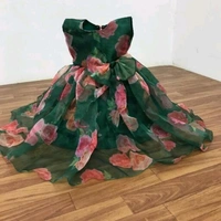 Trendy Frocks & Dresses For Kids  - Light Green, 1-2 years