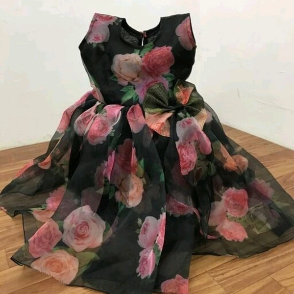 Trendy Frocks & Dresses For Kids  - Light Green, 2-3 years