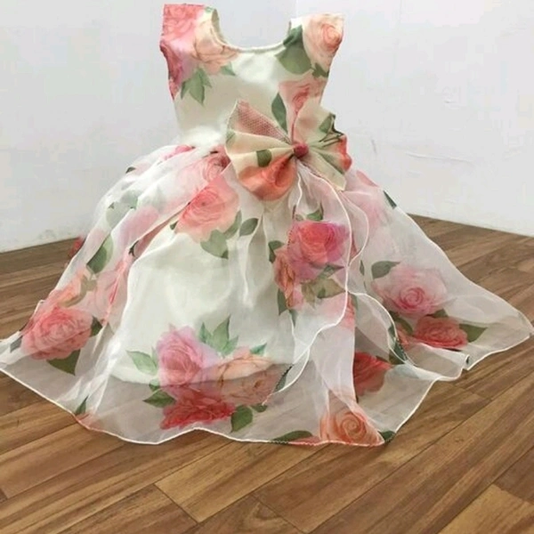Trendy Frocks & Dresses For Kids  - Light Green, 5-6 years