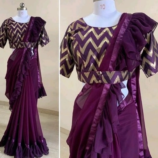 BEST SELLING SAREE - Purple