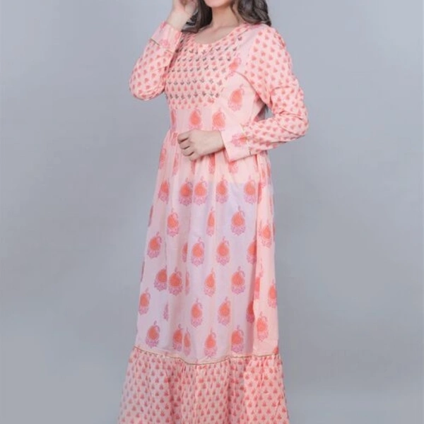 Charvi Ensemble Kurtis - Blue, XXL