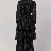 Women Gathered  Dress - Black, S