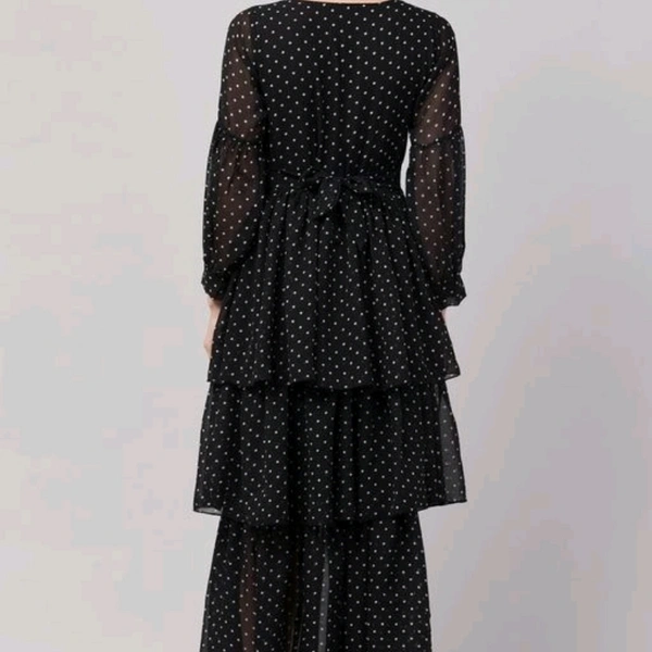 Women Gathered  Dress - Black, S