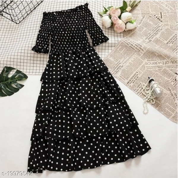 Trendy Sensational Women Dresses - White, S