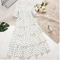 Trendy Sensational Women Dresses - White, M