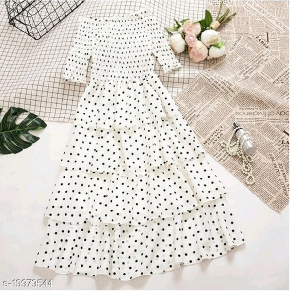 Trendy Sensational Women Dresses - White, M