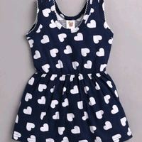 GIRL'S COTTON FROCKS  - Yellow, 6-12 months
