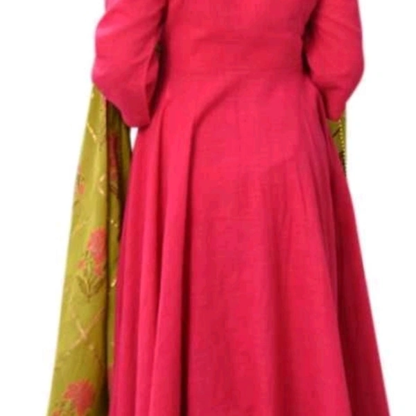 Solid Kurta, Palazzo And Dupatta Set - L