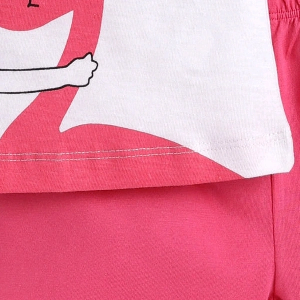 Cutiepie Classy Girls Top & Bottom Sets - PINK, 12-18 months