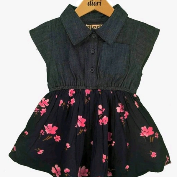 Stylus Girls Frocks & Dresses  - Black, 0-6 months