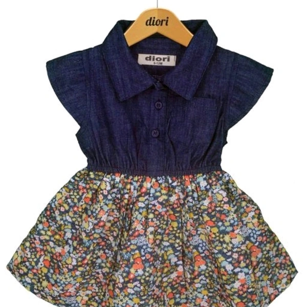 Stylus Girls Frocks & Dresses  - Blue, 2-3 years