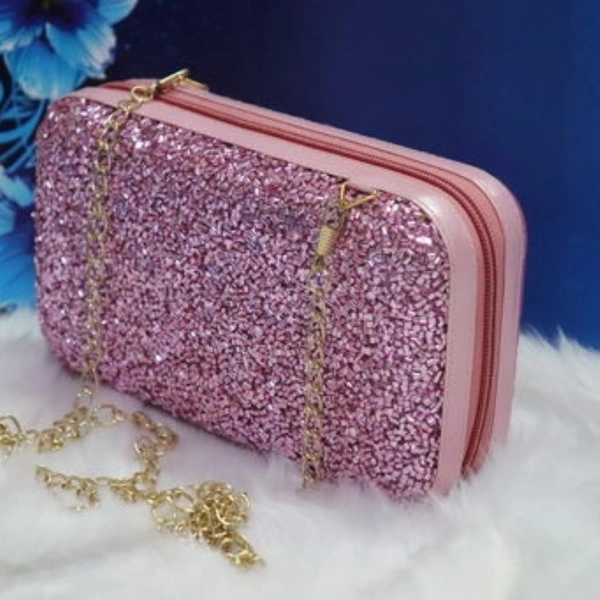 Fancy Unique Women Clutches - Pink