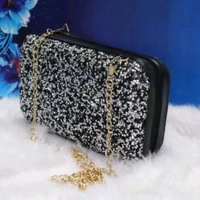 Fancy Unique Women Clutches - Black
