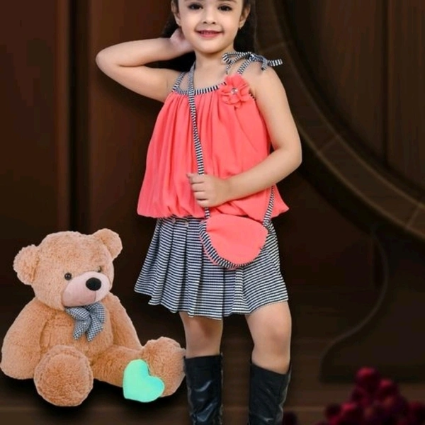 Princess Elegant Girls Top & Bottom Sets - Rose, 18-24 months