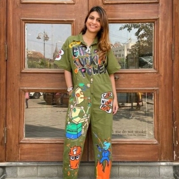 Trendy Retro Women Jumpsuits - Green, S