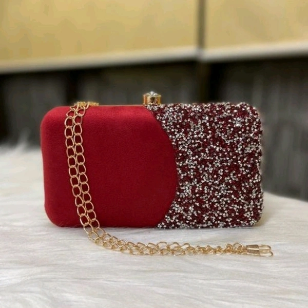Styles Trendy Women Clutches - Red