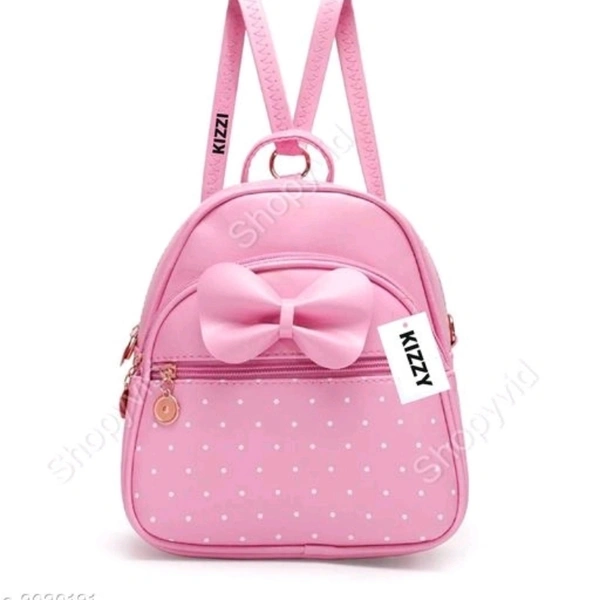 Women's Bowknot Polka Dot Cute Mini Backpack/Shoulder Bag