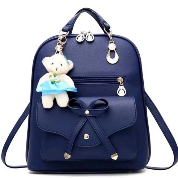 Trendy Alluring Women Backpacks - Navy Blue