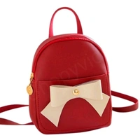 Cute Mini Bowknot Backpacks for Girls - Red