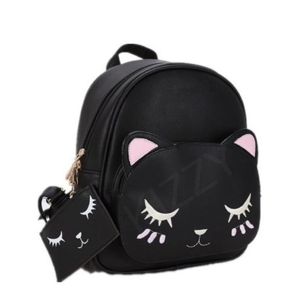 Cat face Stylish and Trending New Design Women Backpack for College