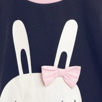Cutiepie Elegant Kids Girls Nightsuits - 3-4 years