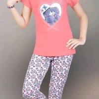 Cute Classy Kids Girls Nightsuits / Night Dress - Black, 5-6 years
