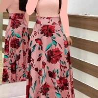 Trendy Fashionista Women Dresses - Peach upper, L