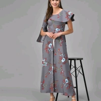 Trendy Partywear Women Dresses - Grey, XL