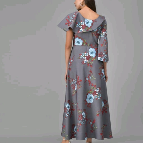 Trendy Partywear Women Dresses - Grey, XL