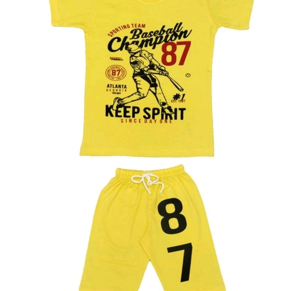 Modern Funky  Top & Bottom Sets / Nightdress, Night Suits - 6-7 years