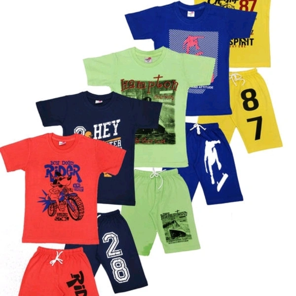 Modern Funky  Top & Bottom Sets / Nightdress, Night Suits - 6-7 years