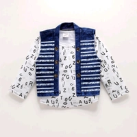 Denim clothing sett - 0-6 months