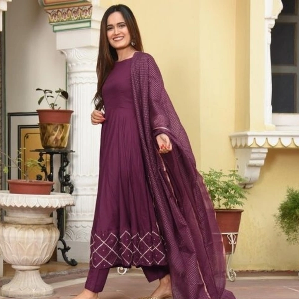 Abhisarika Pretty Women Kurta Sets - Blue, XXL
