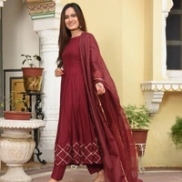 Abhisarika Pretty Women Kurta Sets - Blue, XXL