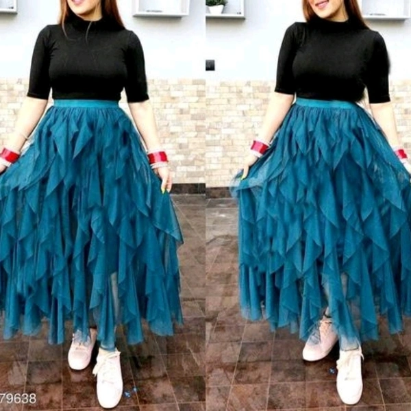 Fashionable Trendy Women Western Skirts - Wine, 26