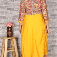 Women's Printed Crepe Anarkali Kurti - 4XL