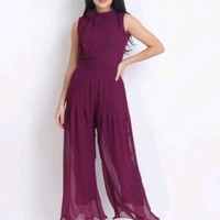REAL VIBES JUMPSUIT - Wine, M
