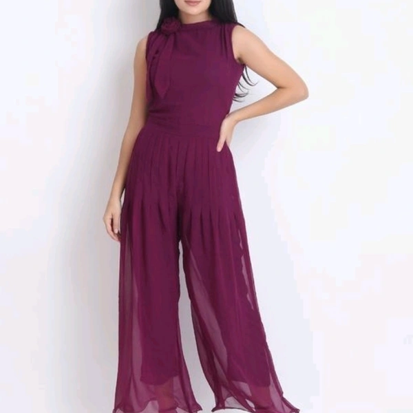 REAL VIBES JUMPSUIT - Wine, M