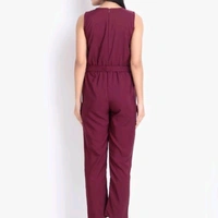 REAL VIBES JUMPSUIT - Wine, S