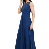 Classic Glamorous Women Dresses - Lime, XL
