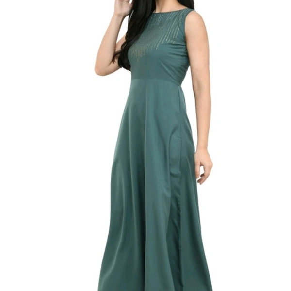 Classic Glamorous Women Dresses - Lime, XL