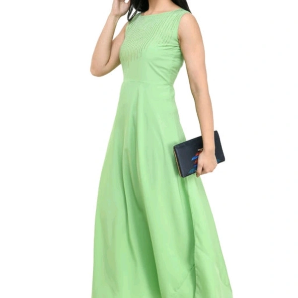 Classic Glamorous Women Dresses - Lime, XXL