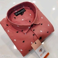 Classic Glamorous Men Shirts - Yellow, L