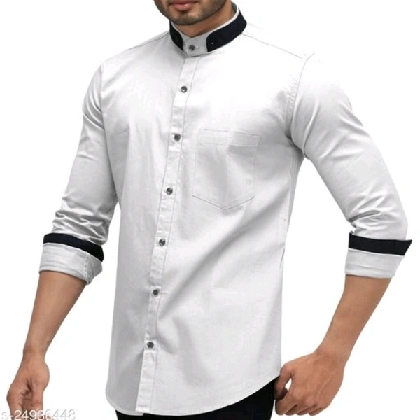 Classic Latest Men Shirts - Orange, M