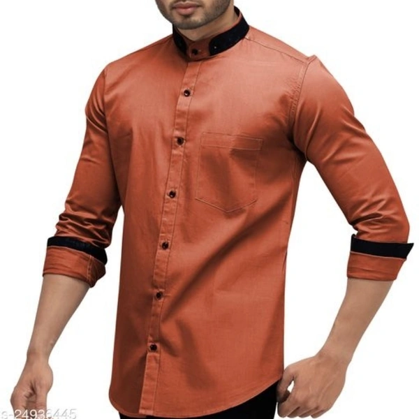 Classic Latest Men Shirts - Yellow, L