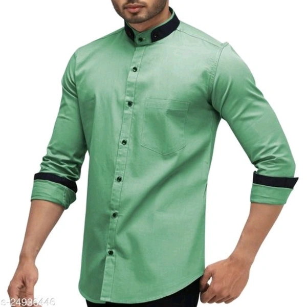 Classic Latest Men Shirts - Yellow, L