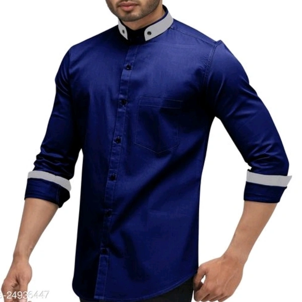 Classic Latest Men Shirts - Pink, M