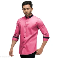 Classic Latest Men Shirts - Red, M