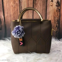 Trendy Women's  Leather Slingbag - Brown