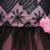 Toy Balloon Kids  Embroidered Embellished Knee Length Girls Party Wear Dress - 9-10 Years